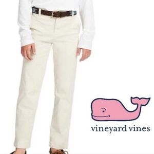 VINEYARD VINES khaki dress pants Boys 16 Ivory Cream Club Chinos school uniform